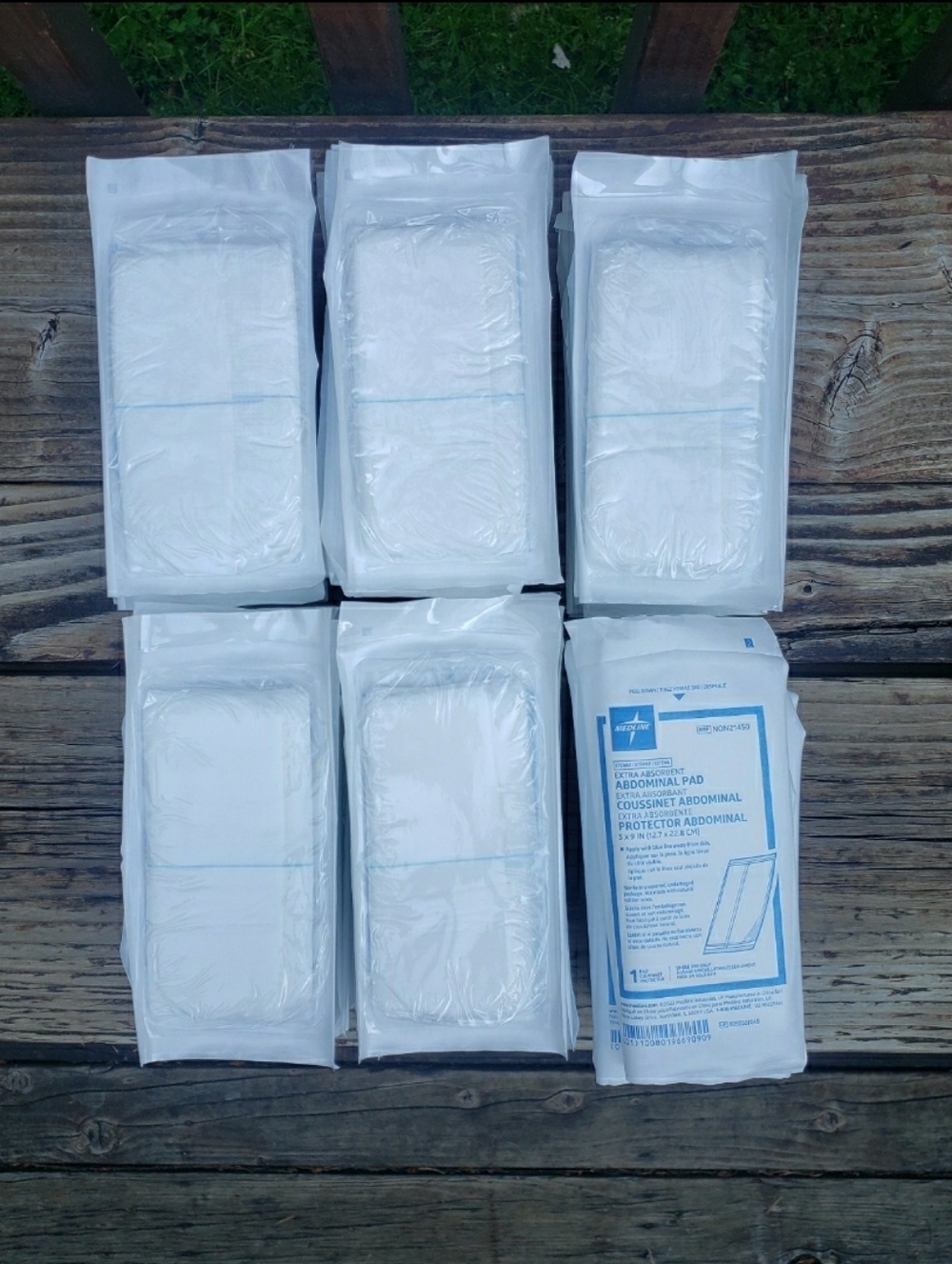[62] Medline Super Absorbent Sterile Abdominal Pads 5"X9"